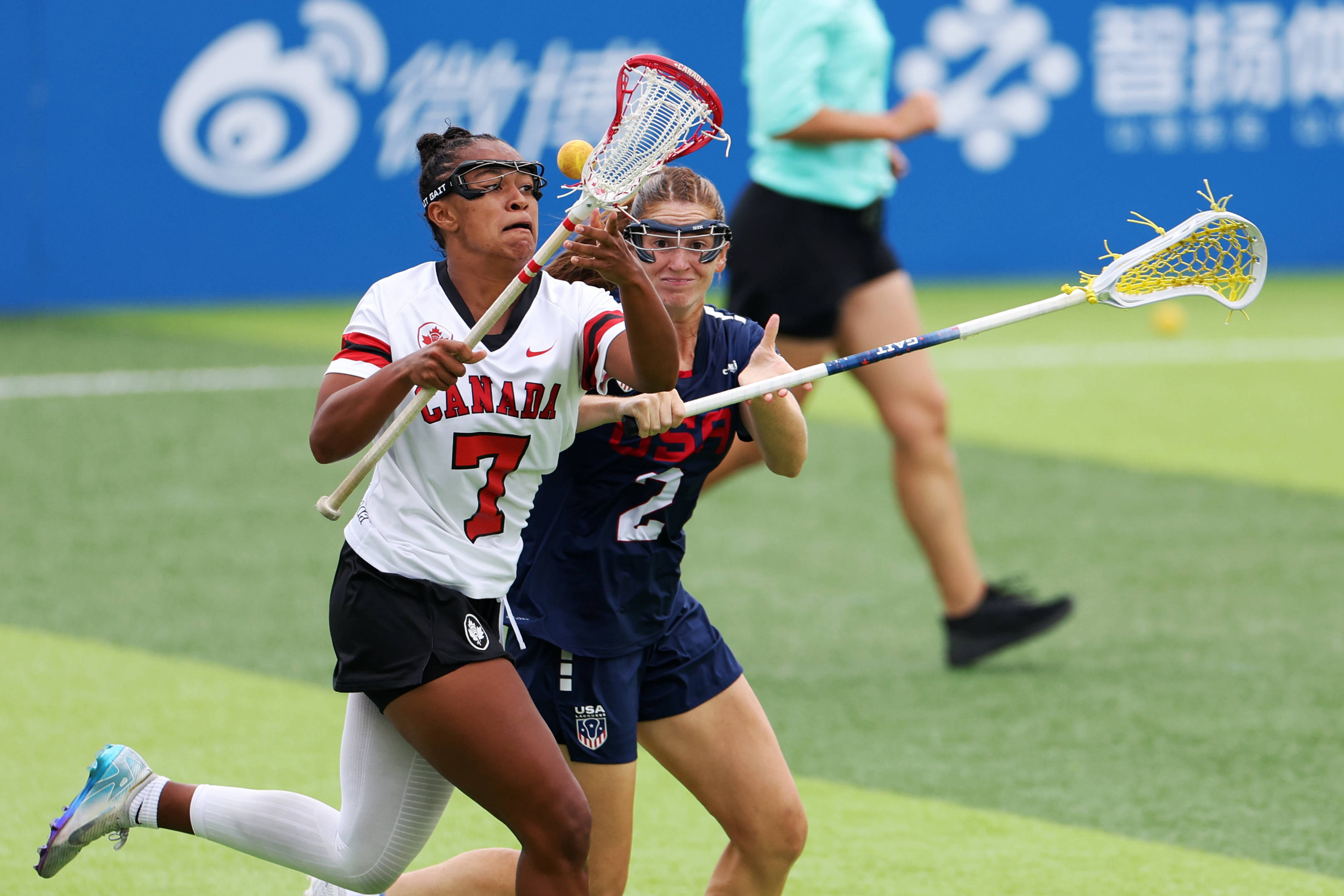 皇冠信用网会员_（成都世运会）棍网球——美国队夺得女子金牌